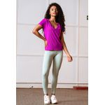 T-Shirt Frelith Gola V Fitness Walk Stretch - FÚCSIA