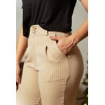 Calça Alfaiataria Frelith Risca de Giz - NUDE