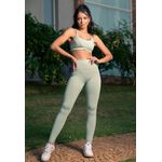 Legging Fitness Lisa com Recorte Trabalhado Frelith - VERDE CLARO