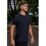 Camiseta Masculina Frelith Básica Crepe - PRETO