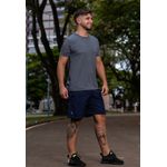 Camiseta Masculina Frelith Básica Crepe - CINZA ESCURO