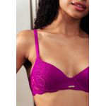 Conjunto Frelith Com Bojo Em Renda - FÚCSIA