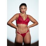 Conjunto Frelith Princess Renda - VERMELHO
