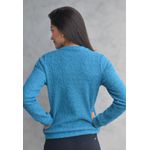 Jaqueta Frelith em Tricot Paetê - AZUL