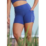 Short Fitness Filetes Frelith - AZUL