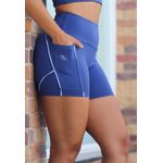 Short Fitness Filetes Frelith - AZUL
