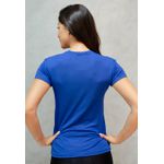 T-Shirt Frelith com Silk Ramo de Flor em Viscolycra. - AZUL