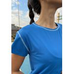 T-shirt Fitness Frelith New Trip - AZUL