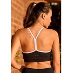 Top Fitness Frelith Viés Nadador - PRETO