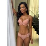 Conjunto Frelith Bojo Manta em Renda - ROSE