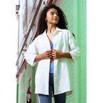 Saída Chemise Lisa Frelith Tec Jalapão - OFF WHITE