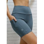 Short Frelith com Bolso Lateral - CINZA ESCURO