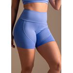 Short Fitness Frelith Fosco Brilho - AZUL
