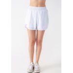 Short Fitness Frelith Tactel 2 em 1 - BRANCO