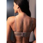 Sutiã Amamentação Frelith em Renda Delicada e Cotton - CHOCOLATE