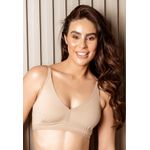 Sutiã Decote V Basico Frelith - CHOCOLATE