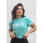 T-Shirt Frelith com Silk Be The Good em Viscolycra - VERDE