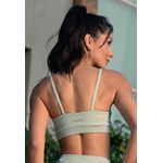 Top Fitness Liso com Recortes Trabalhado Frelith - VERDE CLARO