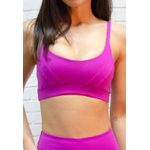 Top Fitness Frelith com Recortes - FÚCSIA