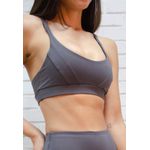 Top Fitness Frelith com Recortes - GRAFITE