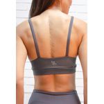 Top Fitness Frelith com Recortes - GRAFITE