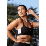 Top Fitness Frelith Faixas Laterais - PRETO