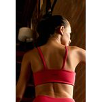 Top Fitness Frelith Faixa Costura Trançada - PINK