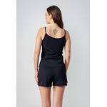 Pijama Verão Valentina Frelith - PRETO