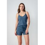 Pijama Verão Valentina Frelith - CINZA AZULADO