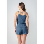 Pijama Verão Valentina Frelith - CINZA AZULADO
