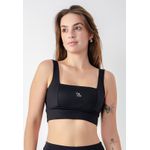 Top Fitness Frelith Quadrado - PRETO
