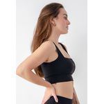 Top Fitness Frelith Quadrado - PRETO