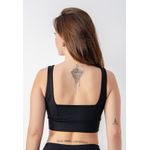 Top Fitness Frelith Quadrado - PRETO