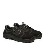 TENIS PRETO AMARRAR NOBUCK BICO COMPOSITE PU BIDENSIDADE
