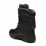 BOTA ENERGY PRETA AMARRAR COURO FLOR COURACA SOLA BORRACHA