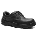 SAPATO PRETO AMARRAR COURO BICO ACO PU BIDENSIDADE