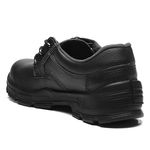SAPATO PRETO AMARRAR COURO BICO ACO PU BIDENSIDADE