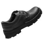 SAPATO PRETO AMARRAR COURO BICO ACO PU BIDENSIDADE