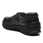 SAPATO PRETO ELASTICO COURO BICO PLASTICO PU BIDENSIDADE