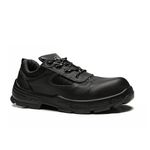 TENIS PRETO AMARRAR COURO FLOR BICO COMPOSITE PU BIDENSIDADE