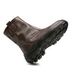BOTA TUCSON MARROM F.TOTAL COURO BICO PLASTICO PU BIDENSIDADE