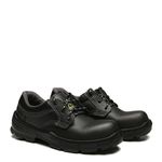 SAPATO PRETO AMARRAR MICROFIBRA BICO COMPOSITE PU BIDENSIDADE (ELET.)