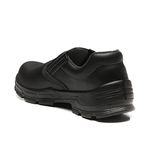 SAPATO PRETO ELASTICO MICROFIBRA BICO COMPOSITE PU BIDENSIDADE (ELET.)