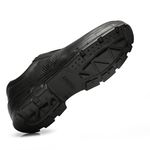 SAPATO PRETO ELASTICO MICROFIBRA BICO COMPOSITE PU BIDENSIDADE (ELET.)