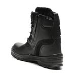 BOTA COLUMBUS PRETA AMARRAR COURO LISO BICO COMPOSITE PU BID (PRP)(B.EST)