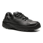 TENIS PRETO AMARRAR COURO FLOR BICO PLASTICO PU BIDENSIDADE