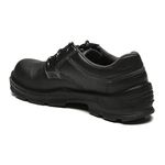 SAPATO PRETO AMARRAR COURO FLOR BICO COMPOSITE PU BIDENSIDADE (PRP)