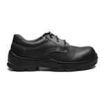 SAPATO PRETO AMARRAR COURO FLOR BICO COMPOSITE PU BIDENSIDADE (PRP)