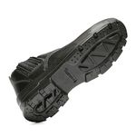 BOTINA PRETA ELASTICO COURO BICO COMPOSITE PU BIDENSIDADE (PRP)