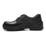 SAPATO PRETO AMARRAR COURO BICO COMPOSITE PU BIDENSIDADE (PRP)